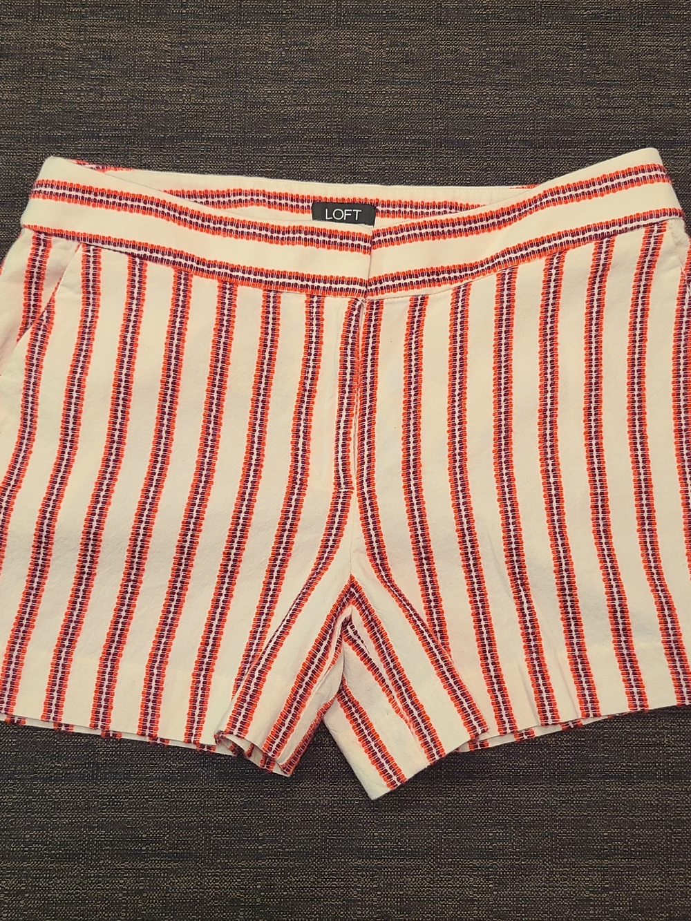 Loft Womens Shorts The Riviera Short Sz 2 Mid Rise Pockets 4" Inseam